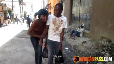 Ghetto Love Amateur Horny Black Couple In Nigerian City - sunporno.com - Nigeria