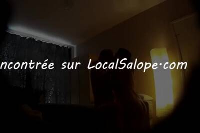 French Amateur Couple Sex After Work - voyeurhit.com