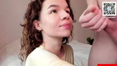 Pov teen amateur enjoys blowjob and cumshot facial - nvdvid.com