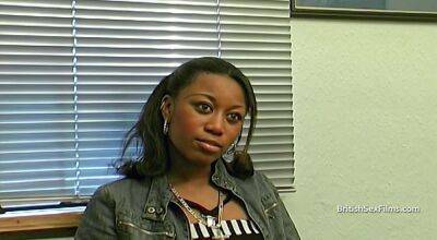 Nervous ebony British amateur porn casting - hclips.com