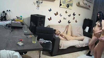 Amateur threesome on hidden cam - drtuber.com