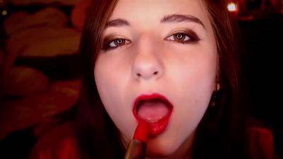 Per Fection - Amateur Brunette With Red Lipstick - hclips.com