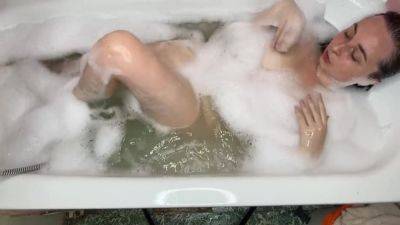 Your Amateur Teen Stepsister Masturbates In A Bath. Such A Hard Orgasm With Naked Small Tits Shaved Pussy And Soapy Body - hclips.com