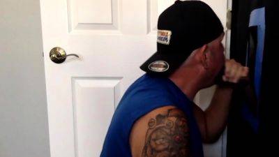 Gloryhole homemade DILF throats cock - drtuber.com