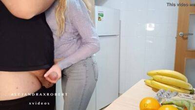 I SUCK AND FUCK MY step BROTHER IN THE KITCHEN AMATEUR REAL - veryfreeporn.com