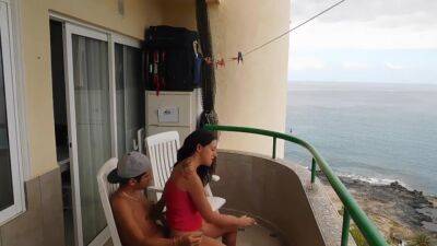 Horny Couple Real Sex In Vacances Beach Balcony - hclips.com