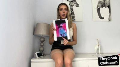 Amateur SPH babe disgracing small cocks - drtuber.com