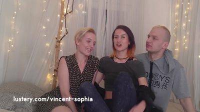 Amateur German Couple Get Kinky With Friend - hclips.com - Germany