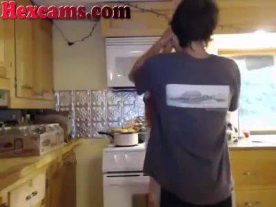Hot Teen Couple Fucking In The Kitchen - hclips.com
