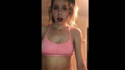 Amateur slut teen enjoys pov blowjob and hard fuck action - drtuber.com