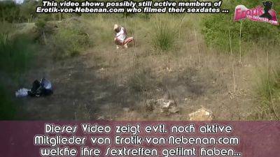 German amateur anal outdoor POV sex with a skinny slut - hotmovs.com - Germany