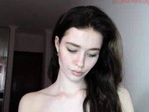 Brunette Solo Webcam Masturbation - drtuber.com