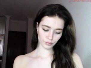 Brunette Solo Webcam Masturbation - drtuber.com