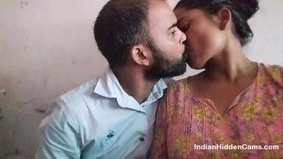 Desi Couple Sex Scandal, Sucking Indian GF Big Boobs and Blowjob - hotmovs.com - India