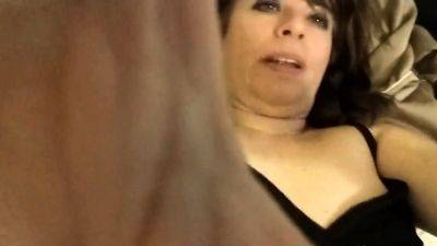 Cumshot wanting amateur MILF wanks cock in POV video - drtuber.com