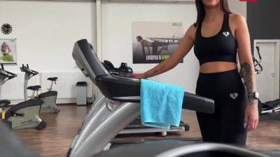 Candy Lola And Lola Candy In Brunette Amateur Fucks Her Personal Trainer At The Gym - hclips.com