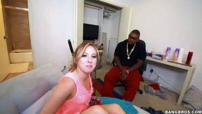 Blonde Amateur Sofie Carter and Rico Strong in Interracial Encounter - xxxfiles.com