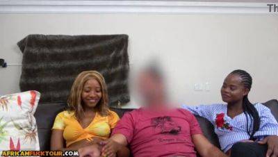 Sasha - African Ebony Threesome - Amateur Best Friends in Intense POV Action - xxxfiles.com