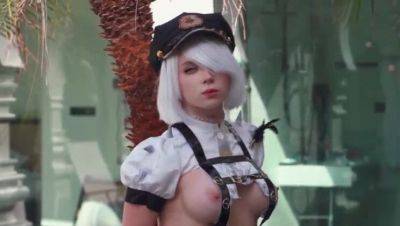 Sweetie Fox as 2B from NieR: Automata Gets Her Tight Pussy Fucked Every Which Way & Cum On Her Face - Amateur Cosplay - veryfreeporn.com