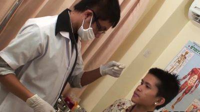 Amateur doctor analfuck Asian patient - drtuber.com