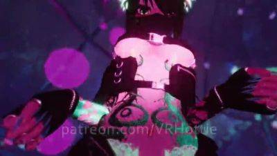 Amateur VRChat Sex: POV Striptease & Public Grind in Cyberpunk Club - veryfreeporn.com