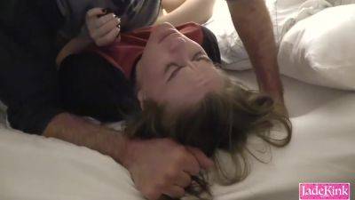 Amateur Slapped And Pounded Hard In Missionary - Jade Kink - hclips.com