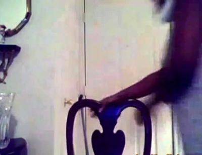 Ebony Amateur Masturbates Solo on Webcam - drtuber.com
