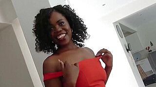 Kenyan Goddess Takes Big White Cock Up The Ass At Amateur Casting - ah-me.com - Kenya