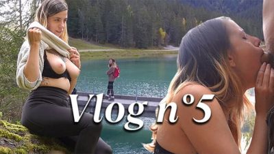 Amateur Teen Vlogger Norage Outdoor Van Blowjob & Doggy Style Orgasm in Forest - veryfreeporn.com - France