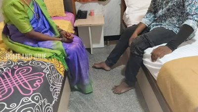 Indian Step Mom Blowjob and Doggy Style with Teen Son in Front of Step Dad - Homemade HD - veryfreeporn.com - India