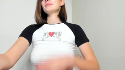 Cute curly brunette solo webcam masturbation - drtuber.com