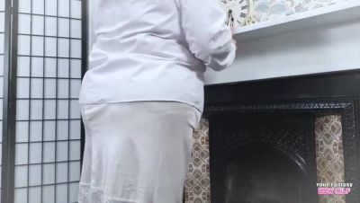 Big Tit Aunt Jane Shows Off Her Bra and Panties in Homemade HD Video - xxxfiles.com - Britain