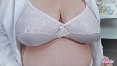 Big Tit Aunt Jane Shows Off Her Bra and Panties in Homemade HD Video - xxxfiles.com - Britain