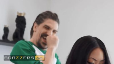 Couple royce swells & bruce have fun some pervy pranks on Connie Perignon before it turns to a crazy three-way - brazzers - sexu.com
