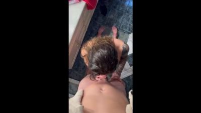 Amateur French Couple Rough Bathroom Sex - Big Ass Babe Takes It Deep on Snapchat - xxxfiles.com - France