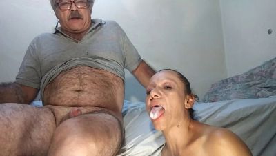 Horny Mexican Granny Bianca Deep Throat & Swallows Cum - Amateur Homemade Blowjob - xxxfiles.com - Mexico
