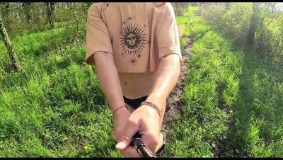 Amateur Italian babe caught naked in woods - 18yo with perfect body fucked outdoors - veryfreeporn.com - Italy