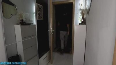 Hot Goth Girl Fucks Handyman Standing - Big Tits & Big Ass Homemade Sex - veryfreeporn.com