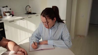 Young Russian Teacher Seduces Student - Homemade Role Play Fuck with Big Ass - veryfreeporn.com - Russia