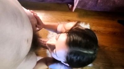 Homemade amateur blonde teen blowjob and cumshot - drtuber.com