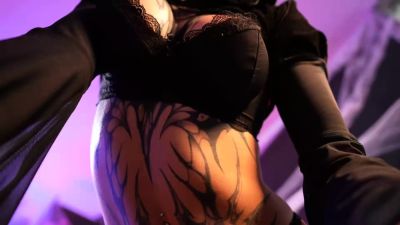 Amateur booty babe in stockings and heels shakes it - drtuber.com