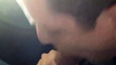 Dirty Car Blowjob Outdoor Amateur Fun with CIM Swallow - drtuber.com