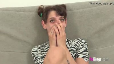Iris Teen Takes Her First Huge Cock - Amateur Blowjob with Big Dick - xxxfiles.com - Spain