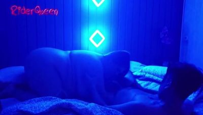 Stepson fucks curvy MILF in motel bed - RiderQueen big tits homemade - porntry.com - Usa