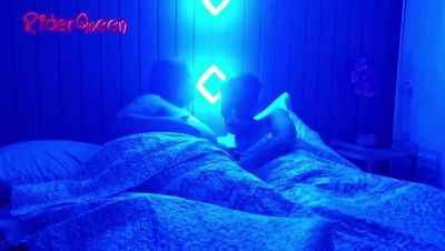 Stepson fucks curvy MILF in motel bed - RiderQueen big tits homemade - porntry.com - Usa
