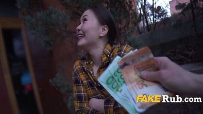 Erik Everhard - Amateur Asian Baker Fucks Hard in Public - POV Creampie with Luna Truelove - porntry.com