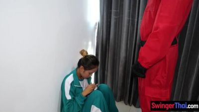 Cherry - Thai Teen with Big Ass Loses Squid Game Parody - Amateur Anal & Bubble Butt Fuck - xxxfiles.com - Thailand