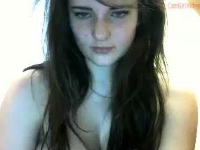 Lovely Amateur teen brunette masturbating outdoor - drtuber.com