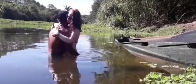 I Went Fishing With My Stepfather And He Told Me To Take A Bath In Just My Panties With Couple Sex - hclips.com - Brazil