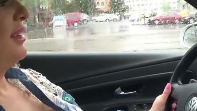 Loly Amateur - Stranger Broke My Panties, Stroked My Pussy , Masturbate, While I Driving - hclips.com